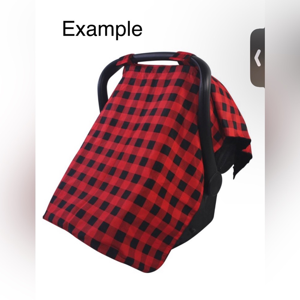 🥤 Buffalo Plaid Car Seat Cover